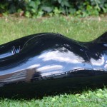 shiny latex outdoors
