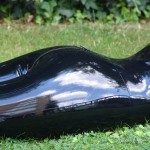 shiny latex outdoors